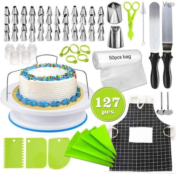 baking & pastry tools 127pcs decorating nozzle set cake decoration kitchen diy icing piping cream reusable kit
baking & pastry tools 127pcs decorating nozzle set cake decoration kitchen diy icing piping cream reusable kit