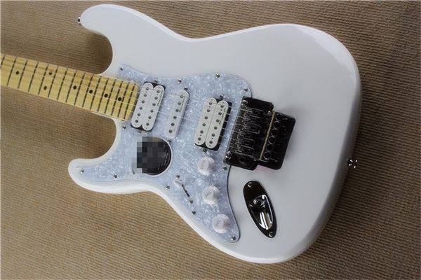 flyoung st left hand double shake electric guitar white body pearl guard double single double pickup
flyoung st left hand double shake electric guitar white body pearl guard double single double pickup