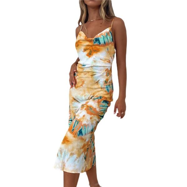 women's swimwear summer women 2021 printed sling dress adults slim fit v-neck spaghetti strap back slit maxi dresses club fashion elega, White;black
women's swimwear summer women 2021 printed sling dress adults slim fit v-neck spaghetti strap back slit maxi dresses club fashion elega, White;black