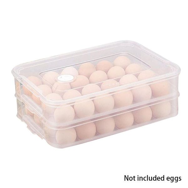 storage bottles & jars 2pcs 24 grids kitchen tray transparent box refrigerator holder portable stackable dispenser container home with lid
storage bottles & jars 2pcs 24 grids kitchen tray transparent box refrigerator holder portable stackable dispenser container home with lid