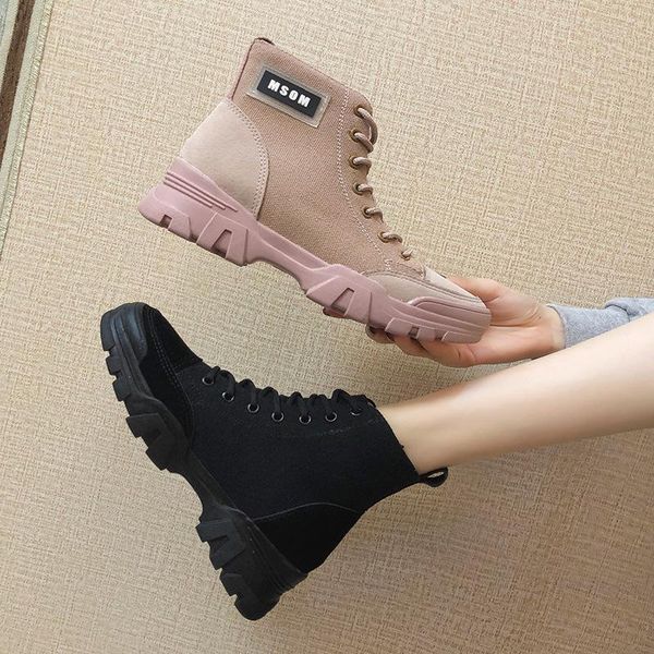 boots luxury spring/autumn 2021 women shoes ankle wedges solid platform woman fashion casual lace-up non-slip, Black
boots luxury spring/autumn 2021 women shoes ankle wedges solid platform woman fashion casual lace-up non-slip, Black