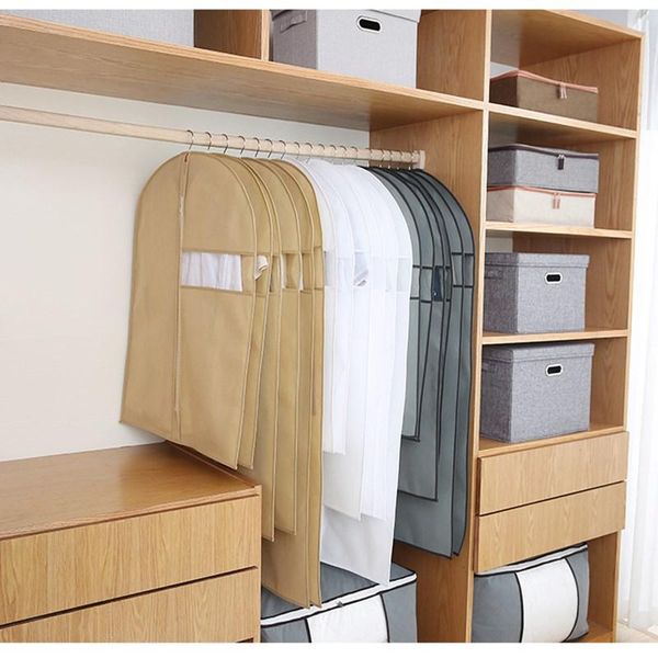 clothing & wardrobe storage thick non-woven clothes dust cover suit coat protector washable closet organizer garment hanging bag 6pcs/lot
clothing & wardrobe storage thick non-woven clothes dust cover suit coat protector washable closet organizer garment hanging bag 6pcs/lot