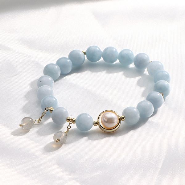 aquamarine freshwater pearls pearl moonstone bracelet 8mm natural stone bracelet, energy beads, mother's day gift, Black
aquamarine freshwater pearls pearl moonstone bracelet 8mm natural stone bracelet, energy beads, mother's day gift, Black