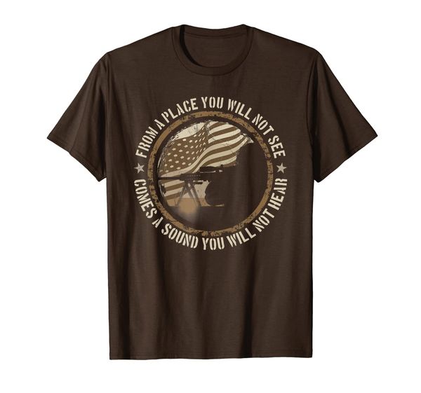 Sniper Military Sharpshooter Gift USA You Will Not See Hear T-Shirt, Mainly pictures
Sniper Military Sharpshooter Gift USA You Will Not See Hear T-Shirt, Mainly pictures