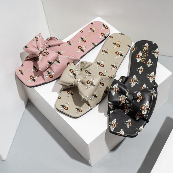 popular fashion ladies spring and summer print flat leather sandals with bows casual flat slippers outdoor beach flip flops, Black
popular fashion ladies spring and summer print flat leather sandals with bows casual flat slippers outdoor beach flip flops, Black