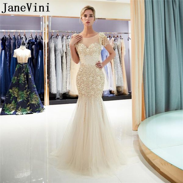 janevini luxury gold long prom dresses 2021 beaded crystal mermaid gala evening dress jurk lang rhinestones pearl party gowns, White;black
janevini luxury gold long prom dresses 2021 beaded crystal mermaid gala evening dress jurk lang rhinestones pearl party gowns, White;black