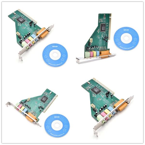 1pc 4 channel 5.1 surround 3d pc pci xp/7/8/10 sound audio card w/game midi port for windows computer cables & connectors
1pc 4 channel 5.1 surround 3d pc pci xp/7/8/10 sound audio card w/game midi port for windows computer cables & connectors