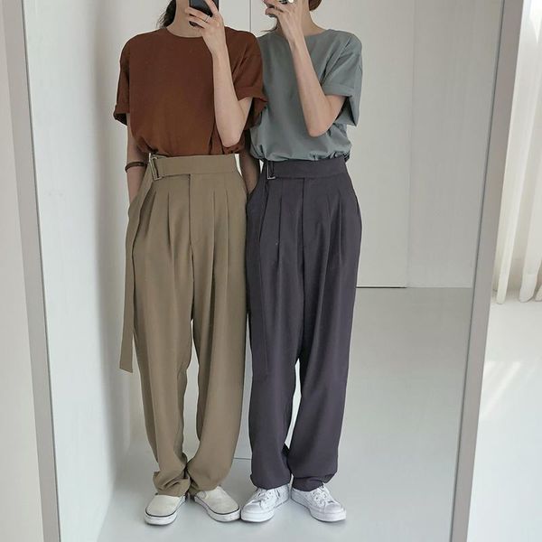 women's pants & capris yamdi high waist harem pant female belt vintage women trouser wide-leg spring autumn elegant korean loose pantal, Black;white
women's pants & capris yamdi high waist harem pant female belt vintage women trouser wide-leg spring autumn elegant korean loose pantal, Black;white