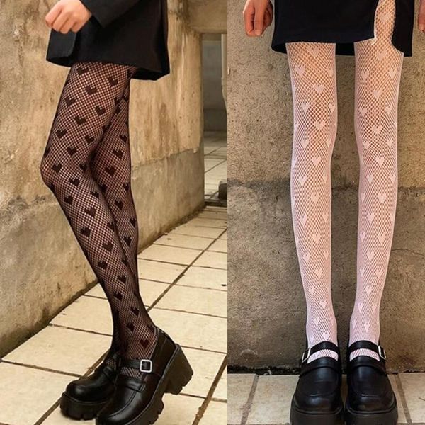 socks & hosiery q6pb japanese style women lace pantyhose sweet love heart pattern jacquard tights gothic punk lolita hollow out fishnet, Black;white
socks & hosiery q6pb japanese style women lace pantyhose sweet love heart pattern jacquard tights gothic punk lolita hollow out fishnet, Black;white