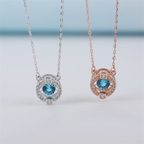 s925 sterling silver smart necklace beating heart water drop blue diamond exquisite temperament clavicle chain women's jewelry xl-0269, Black
s925 sterling silver smart necklace beating heart water drop blue diamond exquisite temperament clavicle chain women's jewelry xl-0269, Black