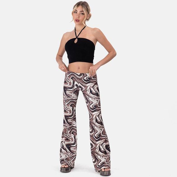 women's pants & capris women\u2021s high waist skinny flare trendy abstract print wide leg tight trumpet long, Black;white
women's pants & capris women\u2021s high waist skinny flare trendy abstract print wide leg tight trumpet long, Black;white
