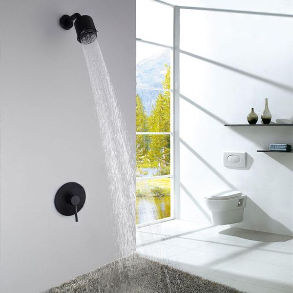 black bathroom shower set brass embedded monofunctional round wall flower aspersed simple sets
black bathroom shower set brass embedded monofunctional round wall flower aspersed simple sets