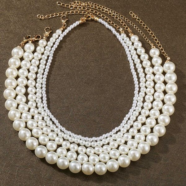 pearl necklace women's style simple temperament fashion small fresh pearl necklace, Silver
pearl necklace women's style simple temperament fashion small fresh pearl necklace, Silver