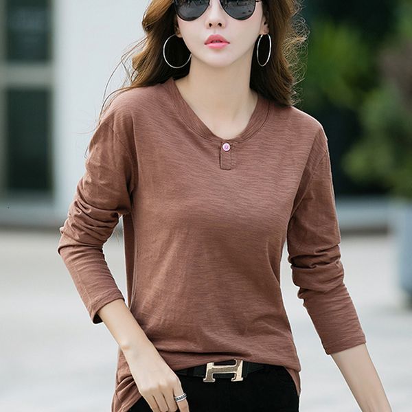 tees t-shirt fashion leisure korean version 2021 autumn loose and thin long sleeve t-shirt women's slub cotton simple bottomed shirt, White
tees t-shirt fashion leisure korean version 2021 autumn loose and thin long sleeve t-shirt women's slub cotton simple bottomed shirt, White