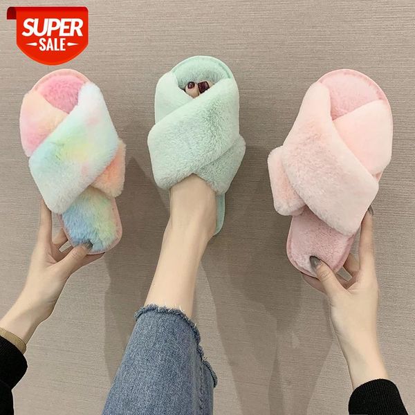 women home slippers rainbow winter warm shoes woman slip on flats slides female faux fur slippers plus size drop ship #2n3e, Black
women home slippers rainbow winter warm shoes woman slip on flats slides female faux fur slippers plus size drop ship #2n3e, Black