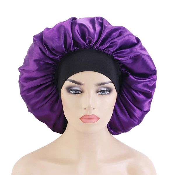 extra large satin silk bonnet women sleep night cap hat big size head cover bonnet for curly hair care wide band cap headwrap, Blue;gray
extra large satin silk bonnet women sleep night cap hat big size head cover bonnet for curly hair care wide band cap headwrap, Blue;gray