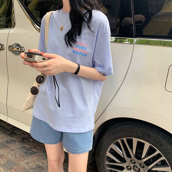 2 colors 2021 summer korean ins style cartoon embroidery short sleeve t-shirts womens tee shirt femme women loose (x1459), White
2 colors 2021 summer korean ins style cartoon embroidery short sleeve t-shirts womens tee shirt femme women loose (x1459), White