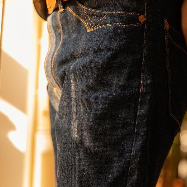 men's jeans 350-0001 read description red indigo selvage unwashed pants unsanforized brass buckle denim jean 14oz, Blue
men's jeans 350-0001 read description red indigo selvage unwashed pants unsanforized brass buckle denim jean 14oz, Blue