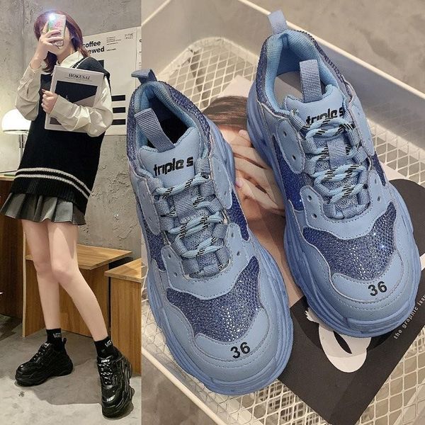 boots old shoes thick sole luminous fashion clear sandals women's summer and autumn breathable comfortable super fully matched, Black
boots old shoes thick sole luminous fashion clear sandals women's summer and autumn breathable comfortable super fully matched, Black