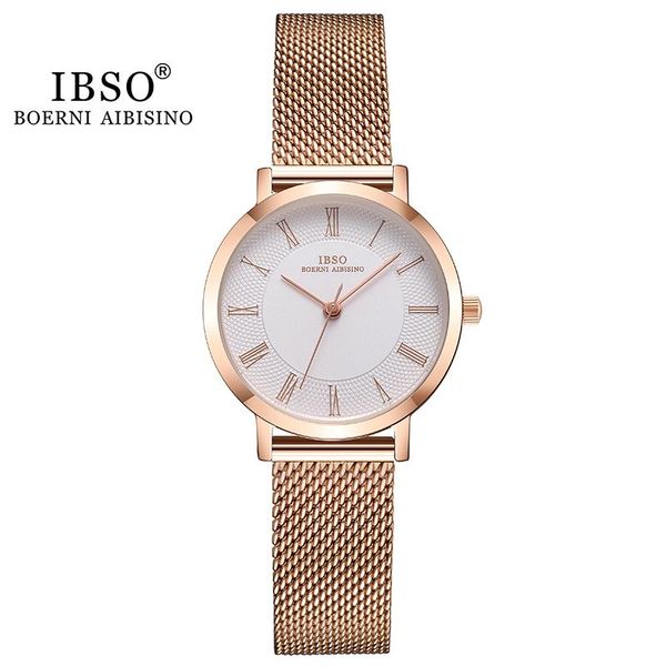quartz movement ibso women stainless steel mesh sliver gold rose waterproof ladies watch drop wristwatches, Slivery;brown
quartz movement ibso women stainless steel mesh sliver gold rose waterproof ladies watch drop wristwatches, Slivery;brown