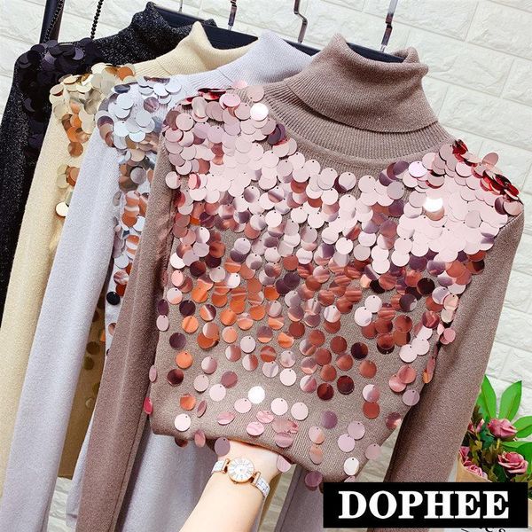women's sweaters turtleneck sequins sweater spring and autumn clothes slim-fit stretch sequin jumpers female pullover knitted shirt fem, White;black
women's sweaters turtleneck sequins sweater spring and autumn clothes slim-fit stretch sequin jumpers female pullover knitted shirt fem, White;black