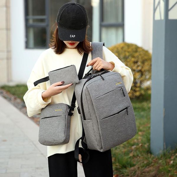 3pcs/set business lapbackpack shoulder bag handban large capacity travel for male women
3pcs/set business lapbackpack shoulder bag handban large capacity travel for male women