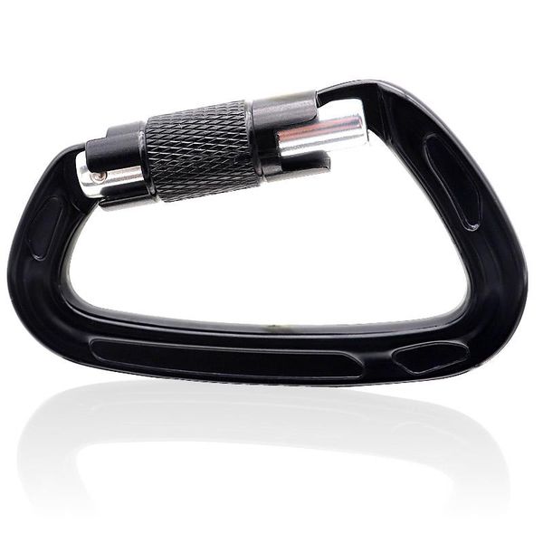24kn carabiner climbing equipment screw locking d buckle for rope survival rescue mountaineering camp furniture
24kn carabiner climbing equipment screw locking d buckle for rope survival rescue mountaineering camp furniture