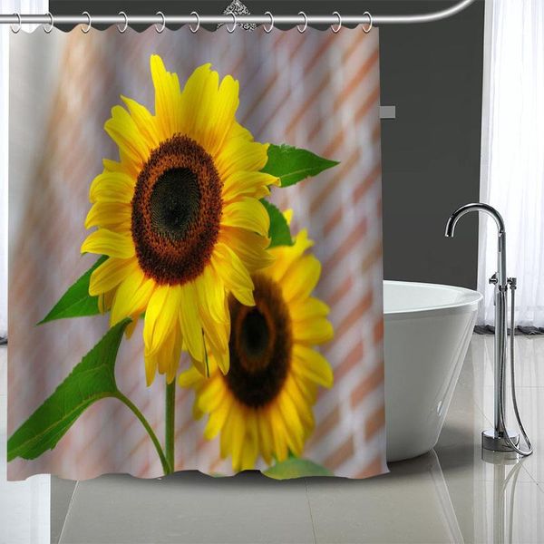 custom sunflower shower curtains bath products bathroom decor waterproof polyester with 12 pcs hooks
custom sunflower shower curtains bath products bathroom decor waterproof polyester with 12 pcs hooks