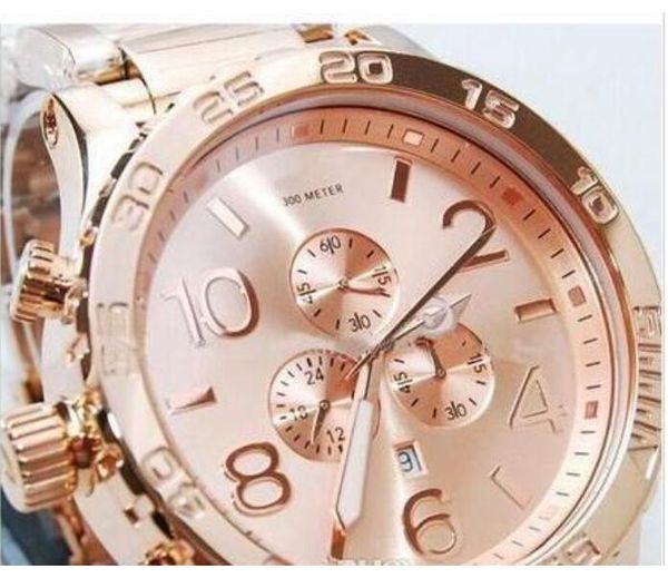 new chrono nixo 51-30 chrono in all rose gold watch a083-897 watch original box, Slivery;brown
new chrono nixo 51-30 chrono in all rose gold watch a083-897 watch original box, Slivery;brown