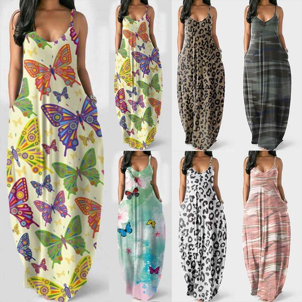 summer plus size print womens dress o neck sleeveless maxi long ladies fashion loose robe femme, Black;gray
summer plus size print womens dress o neck sleeveless maxi long ladies fashion loose robe femme, Black;gray