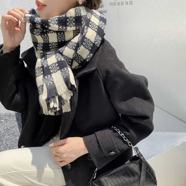 japan south korea women 2021 autumn and winter thickened cashmere scarf lattice warm live broadcast gift shawl, Blue;gray
japan south korea women 2021 autumn and winter thickened cashmere scarf lattice warm live broadcast gift shawl, Blue;gray