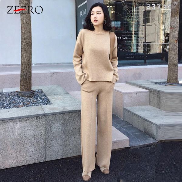 two piece dress 2021 autumn outfits women knitted tracksuit 2 set fashion o-neck long-sleeved wool pullover+ elastic waist knit pant suit, White
two piece dress 2021 autumn outfits women knitted tracksuit 2 set fashion o-neck long-sleeved wool pullover+ elastic waist knit pant suit, White