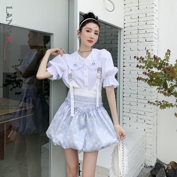 women shirt short sleeve bow peter oan collar casual temperament loose fit fashion tide summer 2h285 210507, White
women shirt short sleeve bow peter oan collar casual temperament loose fit fashion tide summer 2h285 210507, White