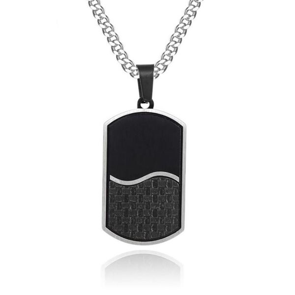 chains stainless steel black punk rock men's military pendant necklace jewelry gift for him with chain, Silver
chains stainless steel black punk rock men's military pendant necklace jewelry gift for him with chain, Silver