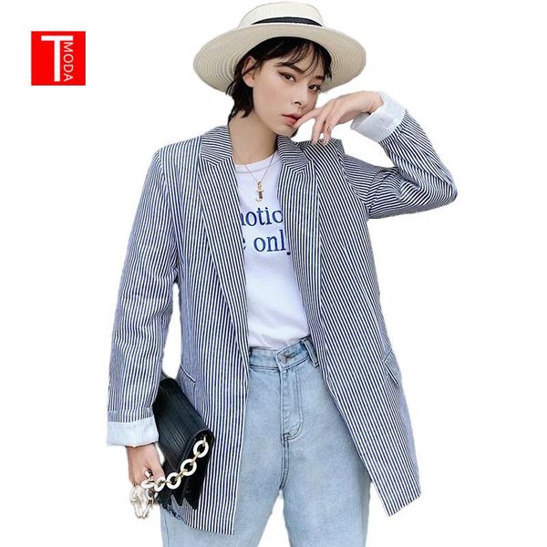2021 spring autumn suit jacket stripes fashion leisure style loose street pocket temperament office women's suits & blazers, White;black
2021 spring autumn suit jacket stripes fashion leisure style loose street pocket temperament office women's suits & blazers, White;black