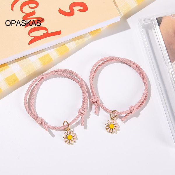 charm bracelets 2pcs small daisies couple bracelet multi-color adjustable handmad simple durable jewelry gifts for women men vl, Golden;silver
charm bracelets 2pcs small daisies couple bracelet multi-color adjustable handmad simple durable jewelry gifts for women men vl, Golden;silver