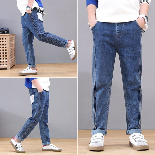 winter trousers boys denim spring fall children solid color jeans pants loose elastic waist single layer clothes 5 -16 years, Blue
winter trousers boys denim spring fall children solid color jeans pants loose elastic waist single layer clothes 5 -16 years, Blue
