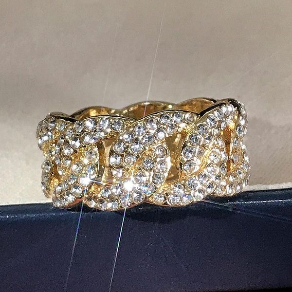 luxury male female white crystal stone ring charm gold color wedding rings for women men promise hollow zircon engagement, Slivery;golden
luxury male female white crystal stone ring charm gold color wedding rings for women men promise hollow zircon engagement, Slivery;golden