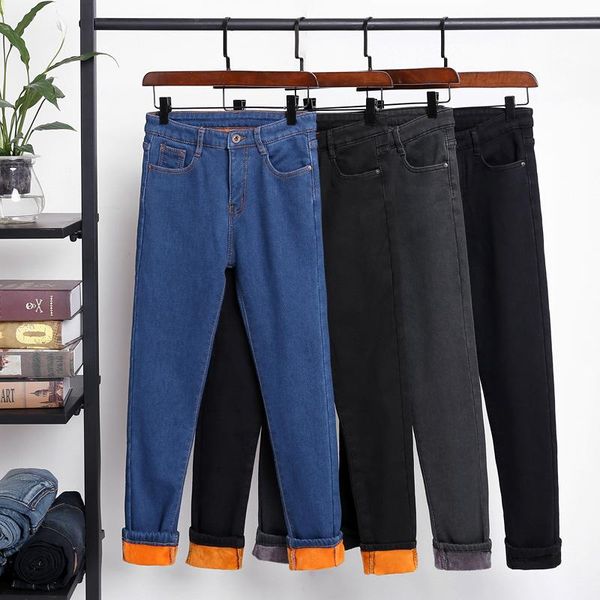 women's jeans 2021 winter thicken denim pants add velvet high waist plus size skinny casual plush street stretch, Blue
women's jeans 2021 winter thicken denim pants add velvet high waist plus size skinny casual plush street stretch, Blue