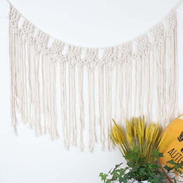 tapestries macrame wall hanging hand-woven tapestry tassel boho wedding backdrop decoration
tapestries macrame wall hanging hand-woven tapestry tassel boho wedding backdrop decoration