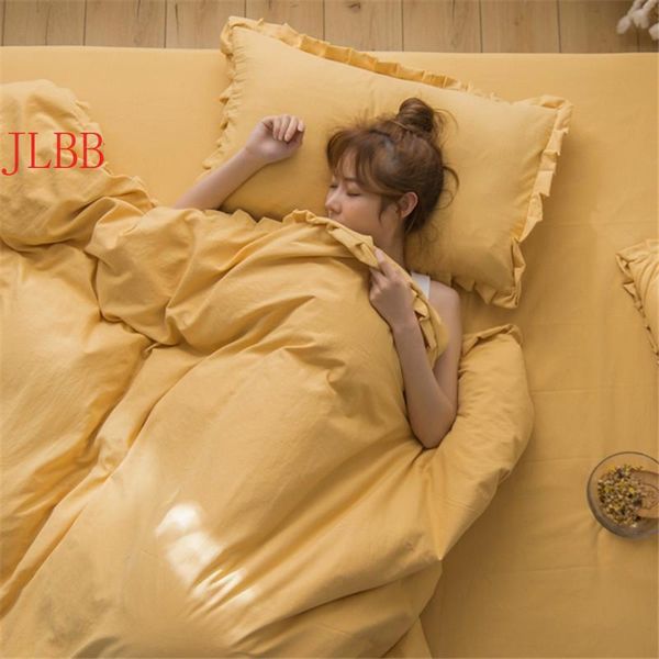 bedding sets washed cotton set ruffles duvet cover flat sheet pillowcase ab side home linens 3/4pcs bedclothes princess
bedding sets washed cotton set ruffles duvet cover flat sheet pillowcase ab side home linens 3/4pcs bedclothes princess