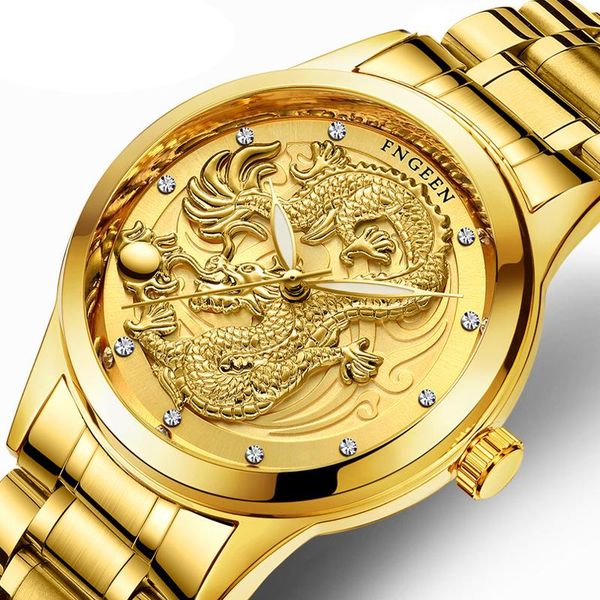 wristwatches mens watches 2021 waterproof dragon clock male steel strap business casual quartz watch men sports wrist, Slivery;brown
wristwatches mens watches 2021 waterproof dragon clock male steel strap business casual quartz watch men sports wrist, Slivery;brown