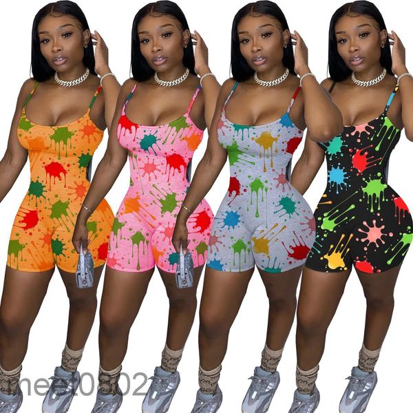 women's jumpsuits & 2021 women jumpsuit designer u-neck sling graffiti print onesies sleeveless vest shorts slim rompers fashion casual, Black;white
women's jumpsuits & 2021 women jumpsuit designer u-neck sling graffiti print onesies sleeveless vest shorts slim rompers fashion casual, Black;white
