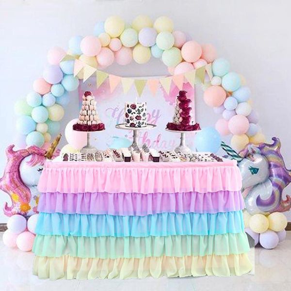 table skirt 1pc 5 layer tulle skirts tableware baby shower birthday party decorations banquet wedding home supplies
table skirt 1pc 5 layer tulle skirts tableware baby shower birthday party decorations banquet wedding home supplies