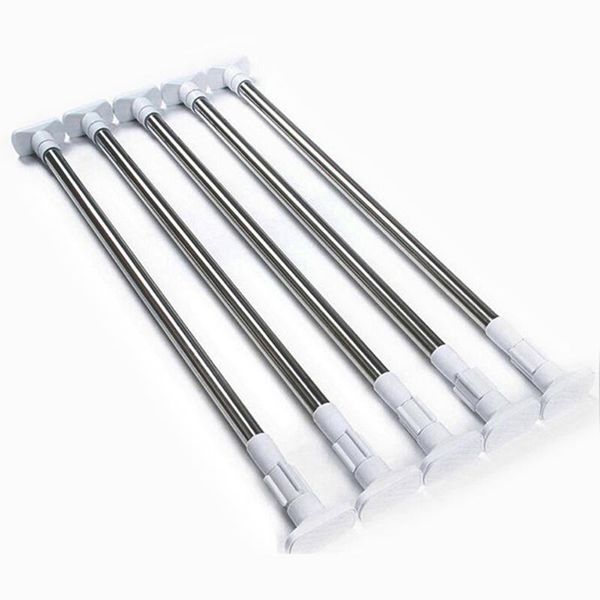 shower curtains 70cm to 120cm adjustable stainless steel spring tension rod rail with rubber rectangular heads for clothes / towels (
shower curtains 70cm to 120cm adjustable stainless steel spring tension rod rail with rubber rectangular heads for clothes / towels (