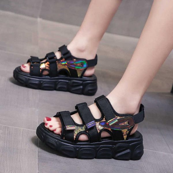 sandals women's platform hook ladies flat daddy shoes buckle strap walking fashion female casual woman sandal 2021 summer, Black
sandals women's platform hook ladies flat daddy shoes buckle strap walking fashion female casual woman sandal 2021 summer, Black