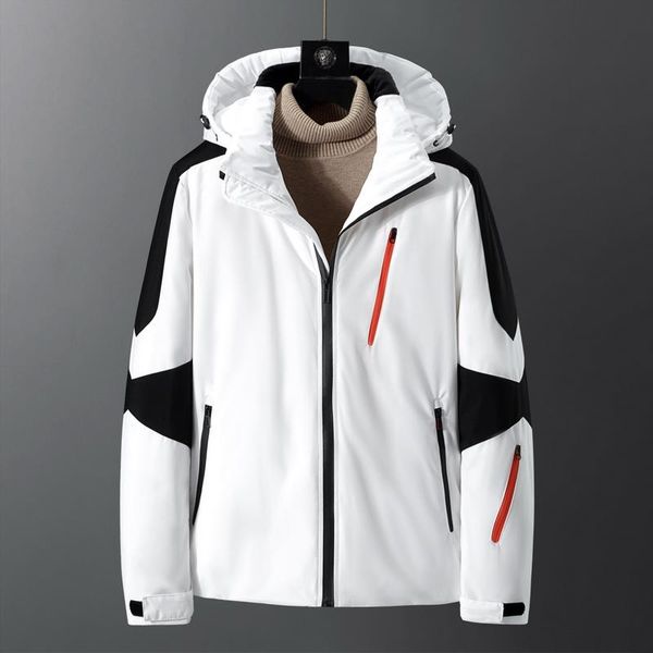 running jackets winter men's down jacket short thick coat hooded fashion oversized parkas man outdoor sports, Black;red
running jackets winter men's down jacket short thick coat hooded fashion oversized parkas man outdoor sports, Black;red