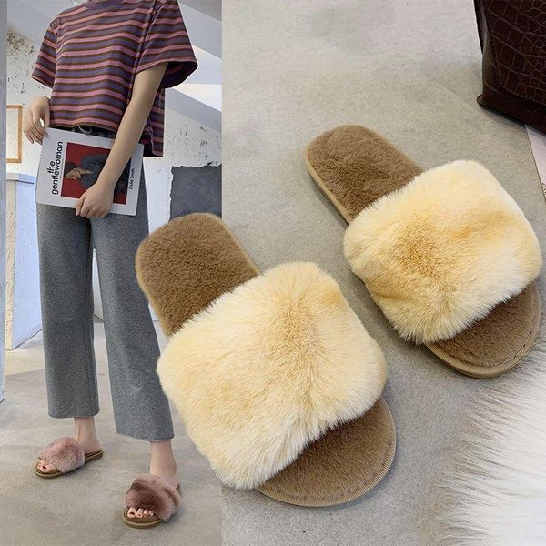 lucyever fashion mix color fuzzy house slippers women 2021 soft low heel plush furry slides woman plus size flat shoes female 41, Black
lucyever fashion mix color fuzzy house slippers women 2021 soft low heel plush furry slides woman plus size flat shoes female 41, Black