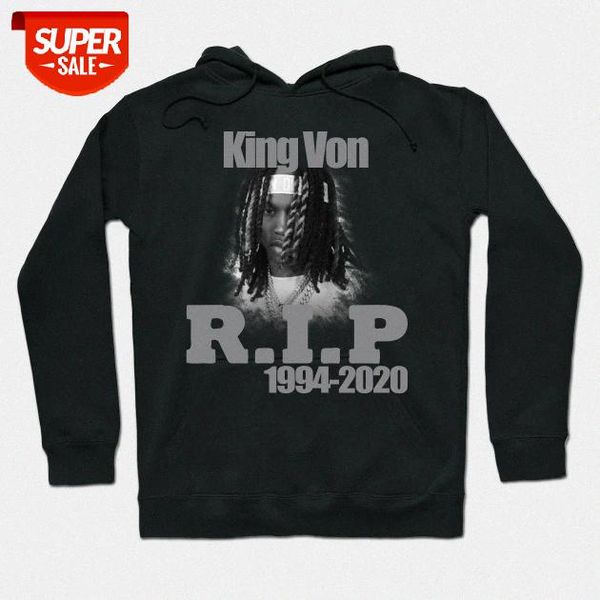 rap king von sweater men's and women's hooded loose plus size hoodie #d16u, Black
rap king von sweater men's and women's hooded loose plus size hoodie #d16u, Black