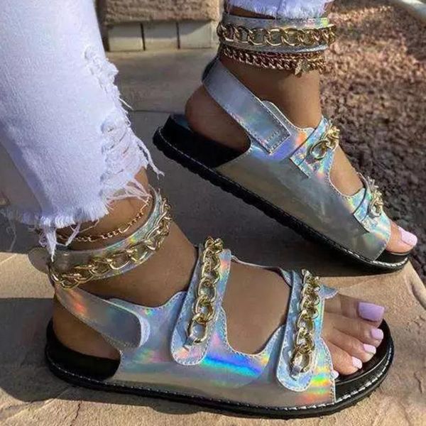 sandals 2021 summer sandal metal decoration round head platform fashion women shoes casual flat heel hook loop size 43, Black
sandals 2021 summer sandal metal decoration round head platform fashion women shoes casual flat heel hook loop size 43, Black